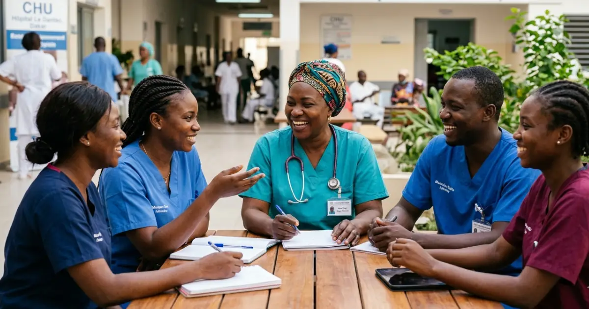 infirmiers africains engagés pour la santé rurale en Afrique